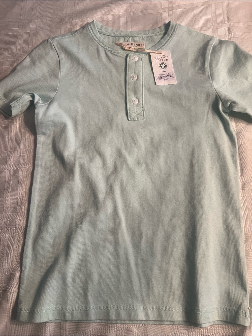 Hope and Henry Henley t shirt size medium- new with tags